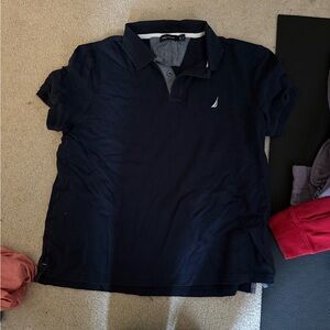Nautica Men's Dark Blue Polo Shirt